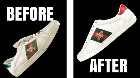 how to clean white gucci sneakers|how to clean ace white sneakers.